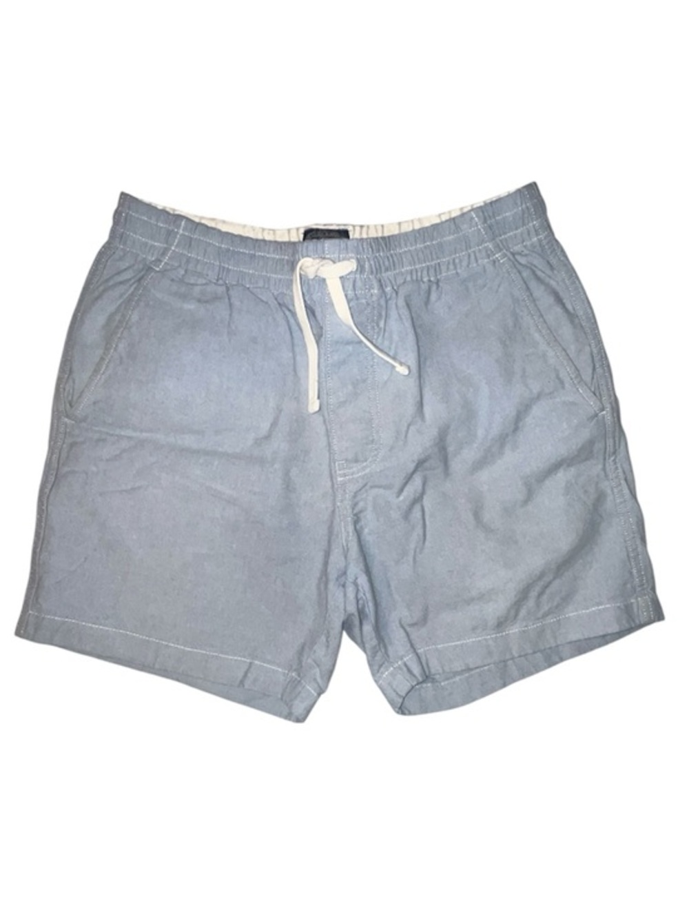 J. Crew Light Blue Shorts Drawstring Waist Side And Back Pockets Size Small